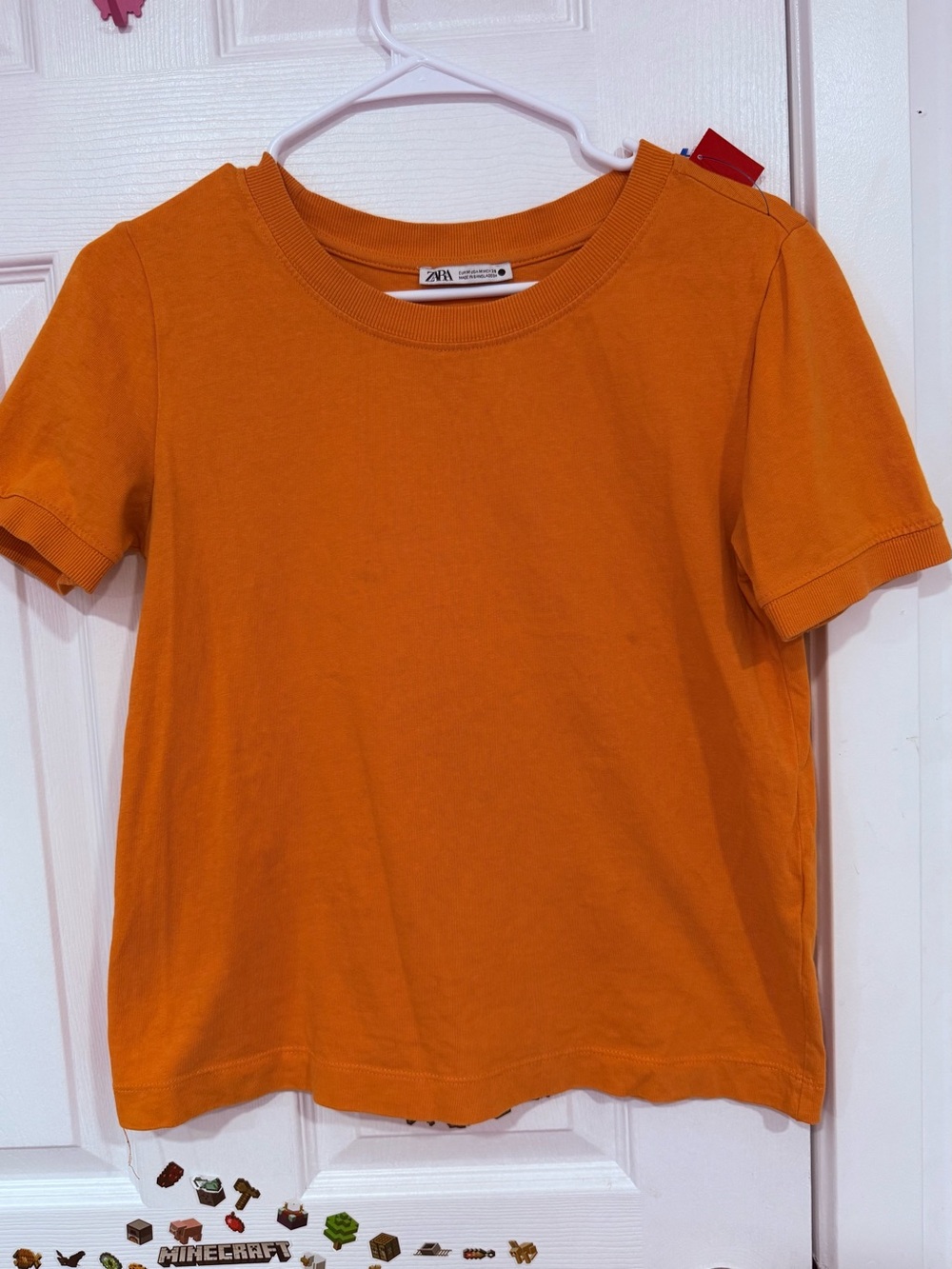 Zara Kids Orange Short-Sleeve Tee